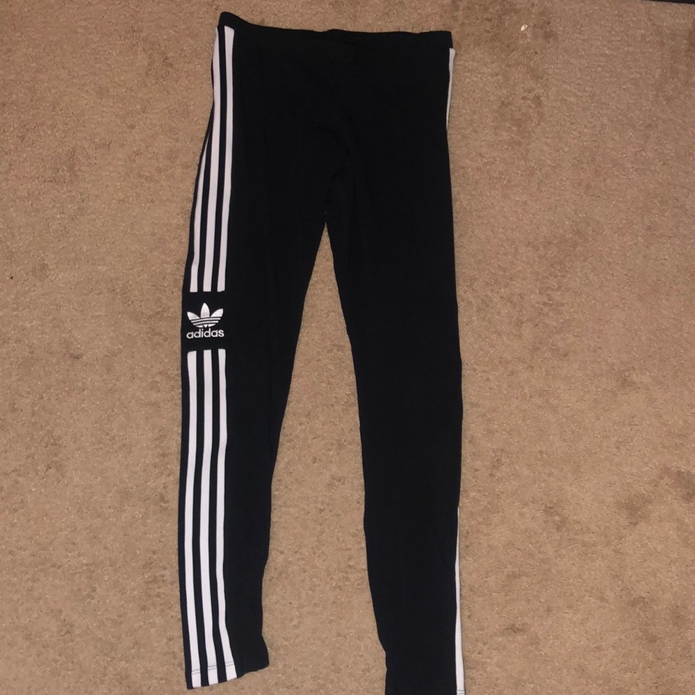 Adidas Three Stripe cotton leggings